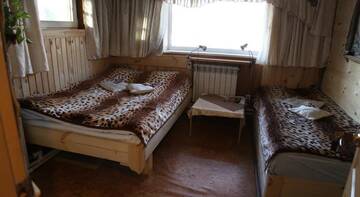 Фото номера Двухместный номер с 2 отдельными кроватями и общей ванной комнатой Гостиница Никола Отель г. Листвянка 3